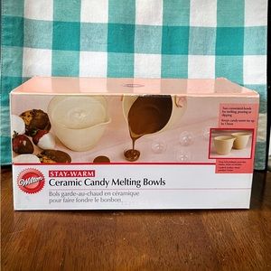 Set of 2 Wilson Ceramic Candy Melting Bowls